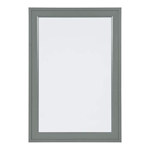 designovation bosc decorative framed magnetic dry erase board, gray, 18.5x27.5