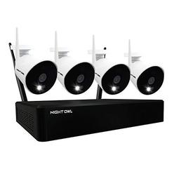 Night Owl WNIP24L1 10 Channel 1080p Smart Security System with 1TB Hard Drive and 4 1080p Wi-Fi IP Spotlight Cameras