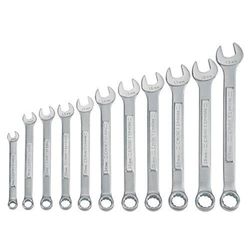 craftsman cmmt87017 11pc metric raised panel wrench set