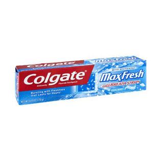 Colgate colgate max fresh whitening with mini breath strips ...