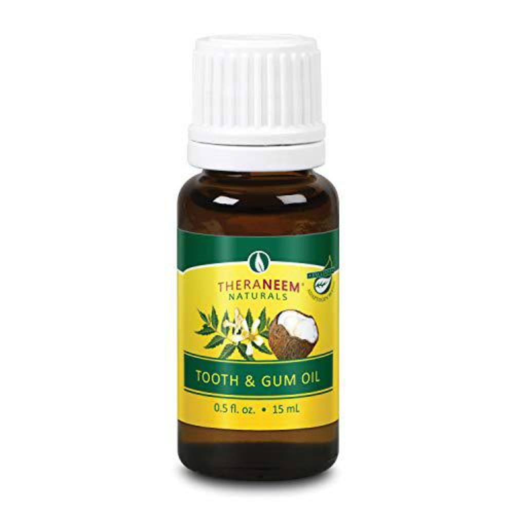Thera Neem theraneem neem tooth & gum oil | supports healthy teeth & gums with coq10, coconut oil & supercritical extracts | 0.5oz