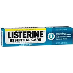 listerine essential care toothpaste gel 4.20 ounces (pack of 5)