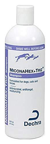 dechra miconahex + triz shampoo for dogs, cats & horses (8oz)