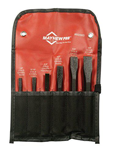 mayhew tools 479-60560 7001-k 6 pc cold chisel
