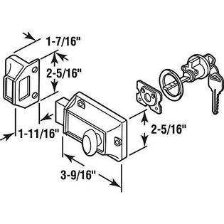 Prime Line Prime Line Products U 9956 Single Rim Deadlock Prime Line Prime Line Products U 9956 Single Rim Deadlock