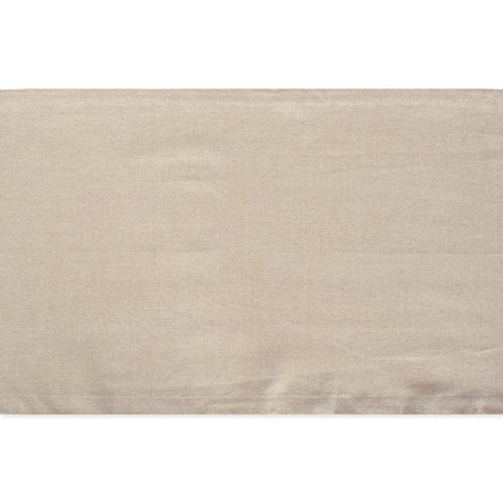 dii chambray kitchen, tabletop collection, natural, 14x72 table runner