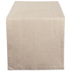 dii chambray kitchen, tabletop collection, natural, 14x72 table runner