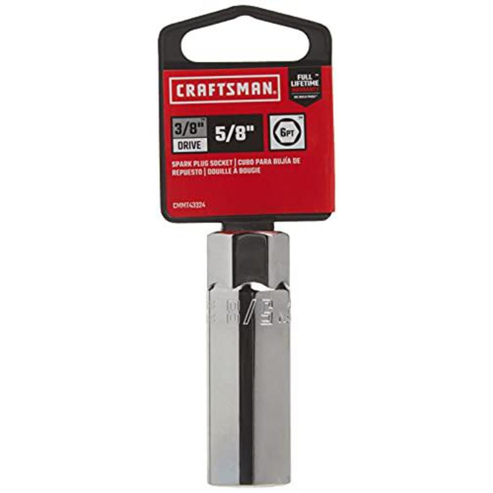 craftsman 5/8" spark plug socket, 3/8-inch drive (cmmt43324)