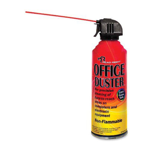 read right rr3507 - officeduster gas duster, 10oz can-rearr3507