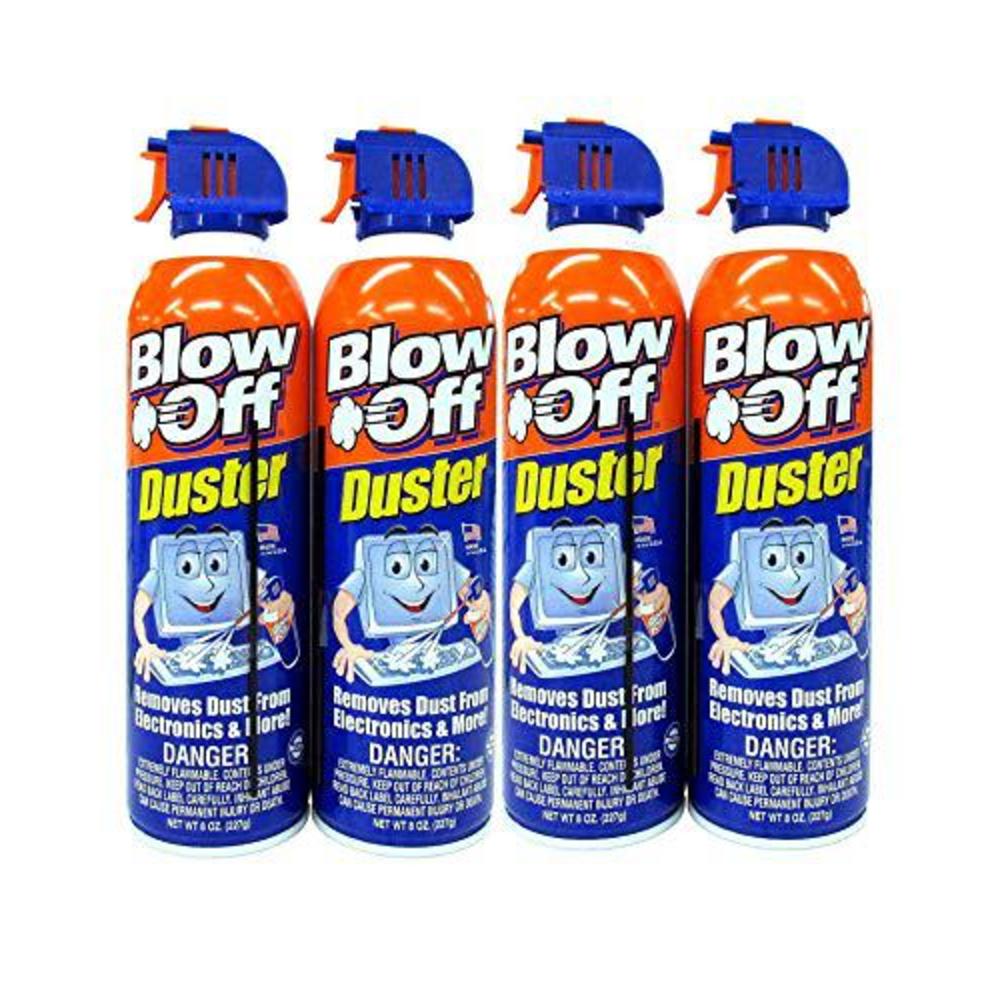 Blow Off compressed air duster can max professional cleaner 1111 blow off non-toxic 8oz. stop the build-up of dust in your electronics