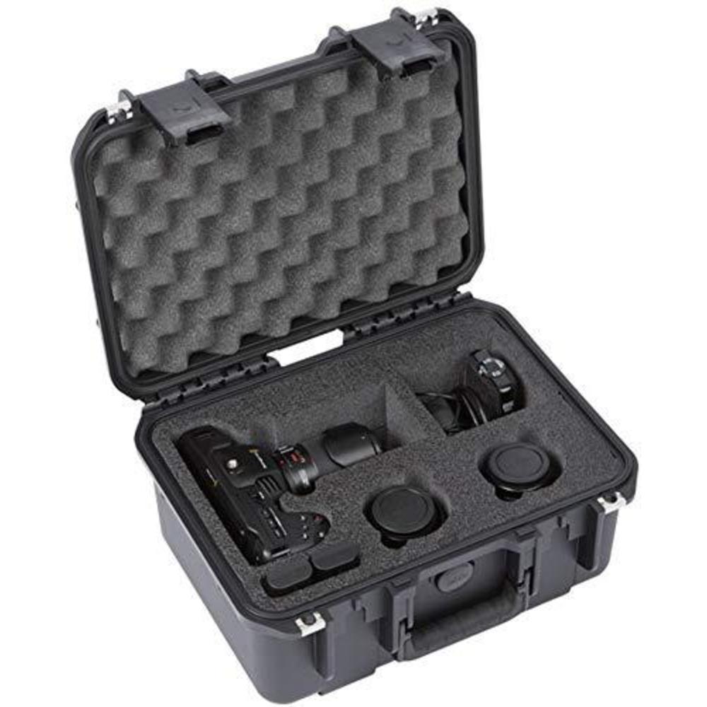 skb iseries 3i-1309 military-grade waterproof hard case for blackmagic design pocket cinema camera 4k &amp; accessories