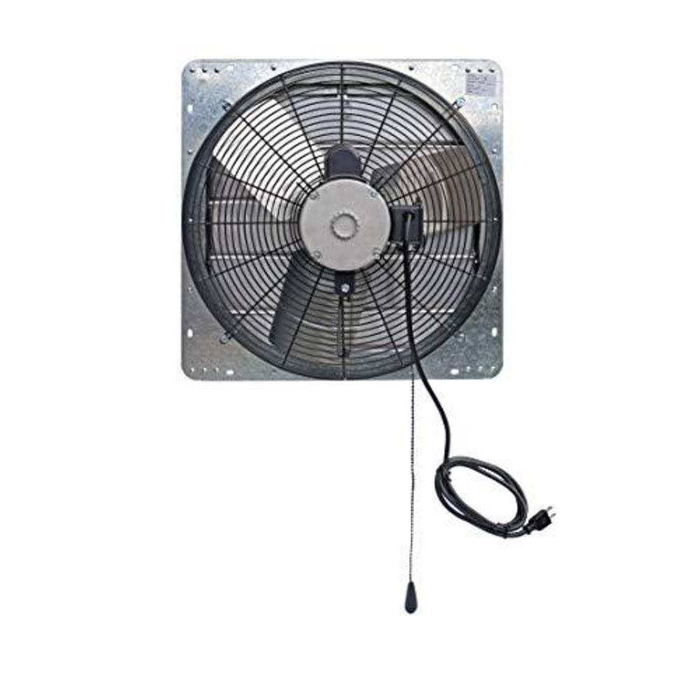 iliving 20" wall mounted shutter exhaust thermostat control-3 speeds vent fan for home attic, shed, or garage ventilation, 33
