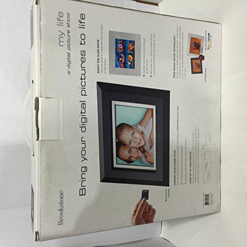 brookstone my life 8" digital picture frame