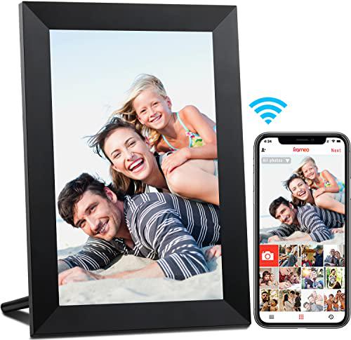 AEEZO 101 Inch WiFi Digital Picture Frame, IPS Touch Screen Smart cloud Photo Frame with 16gB Storage, Easy Setup to Share Photo