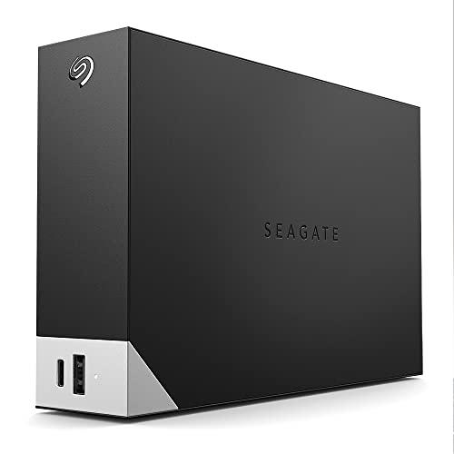 seagate one touch hub 8tb external hard drive desktop hdd - usb-c and usb 3.0 port, for computer desktop workstation pc lapto
