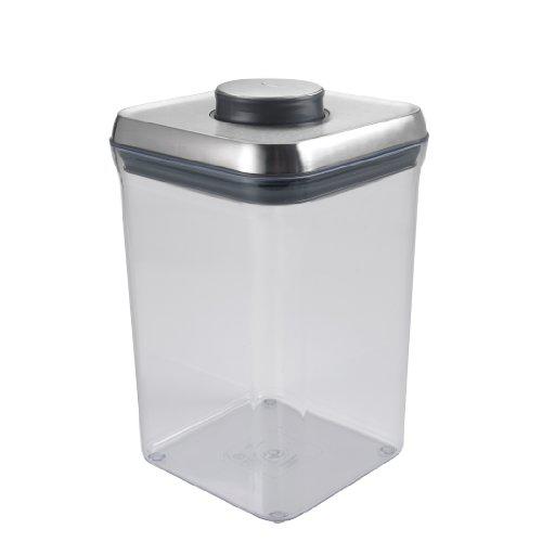 OXO oxo steel pop container - big square - 4.0 qt