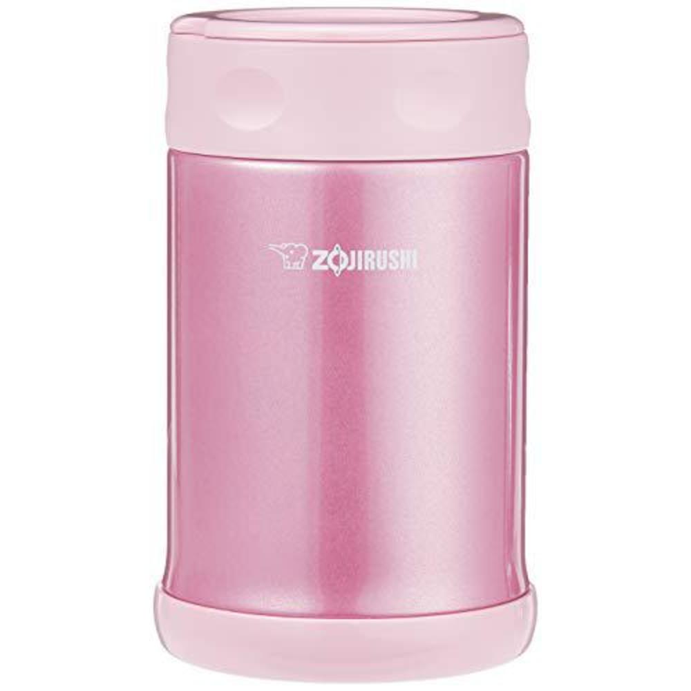 zojirushi stainless steel food jar, 16.9-ounce, pink