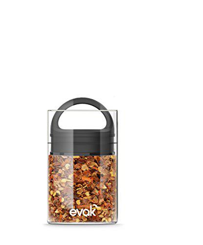 PREPARA best premium airtight storage container for coffee beans, tea and dry goods - evak - innovation that works by prepara, glass 