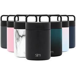 Simple Modern Vacuum Insulated Food Jar Thermos for Hot Food Reusable Stainless Steel Leak Proof Lunch Storage for Soup, Smoothi