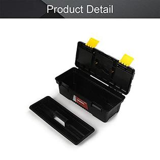 Utoolmart utoolmart 12-inch tool box, plastic tool box with removable tool  tray,organizer and storage for tools,parts,toys, art 12 x 5.
