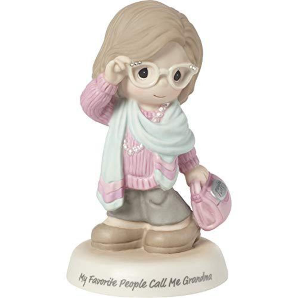 precious moments favorite people call me grandma bisque porcelain figurine, one size, multi
