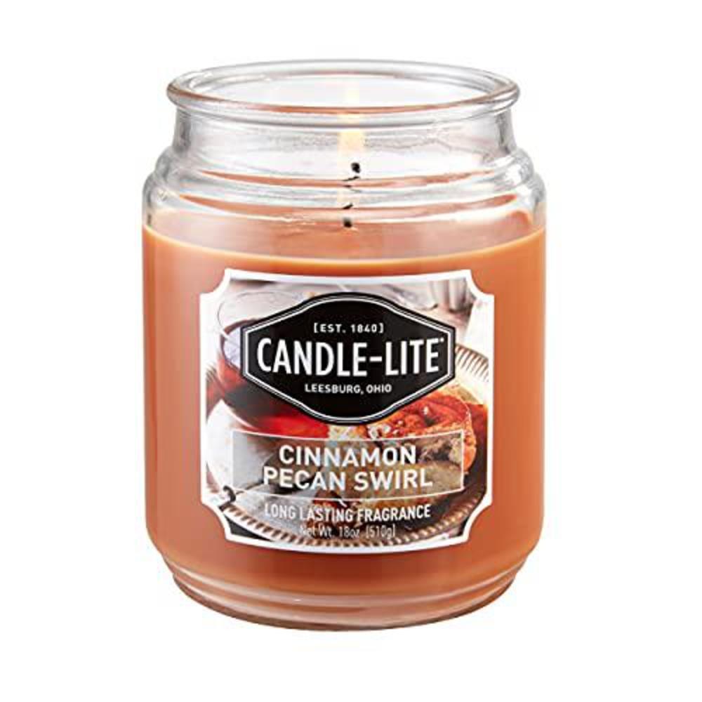 CAndle-lite candlelite essentials 18-ounce cinnamon pecan swirl terrace jar candle (3297549) (packaging may vary)