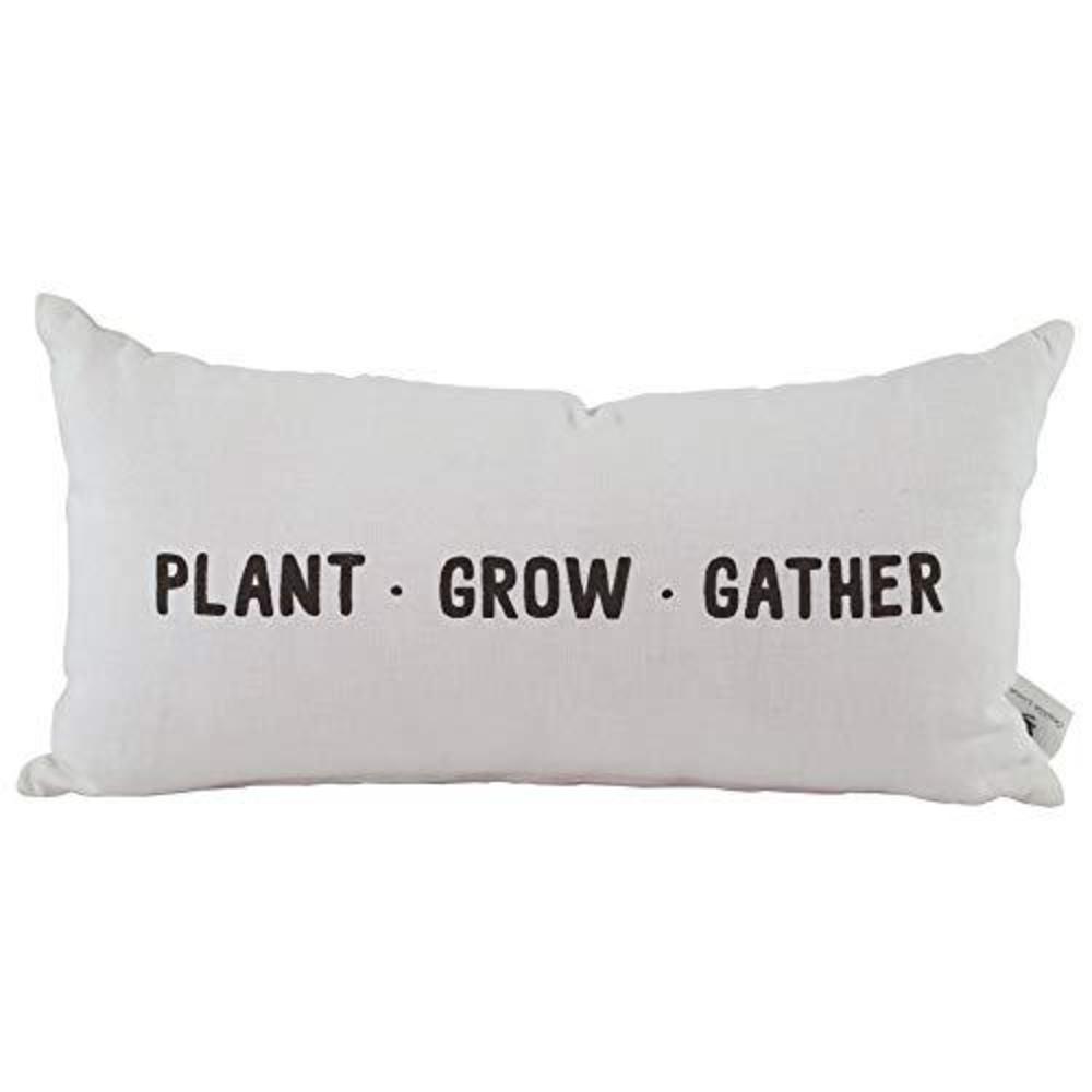 LATTER-DAY HOME FRESH INSPIRED DESIGN latter-day home plant grow gather throw pillow - throw pillows with sayings - decorative pillows with quotes - inspirational 