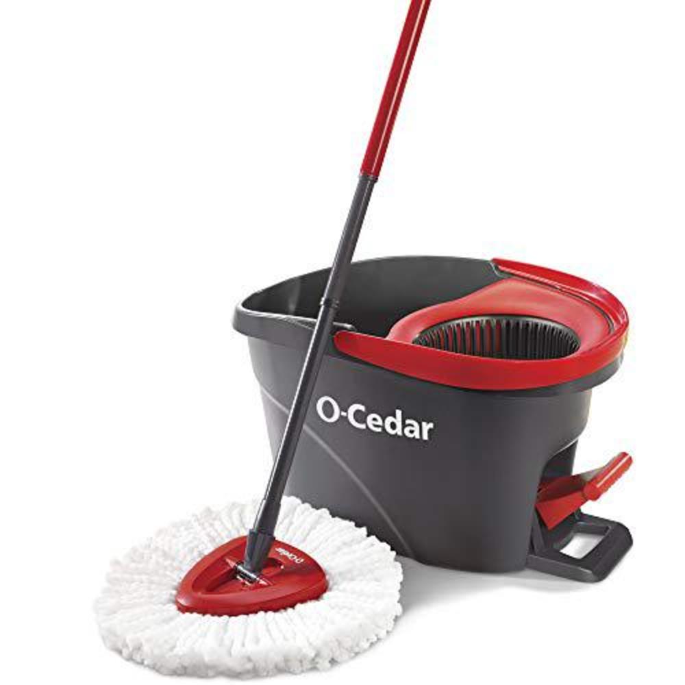 o-cedar easywring microfiber spin mop and bucket cleaning system