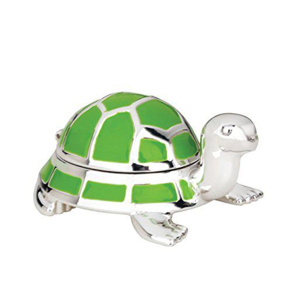 Reed & Barton reed and barton 9136 jungle parade silverplate turtle tooth fairy box