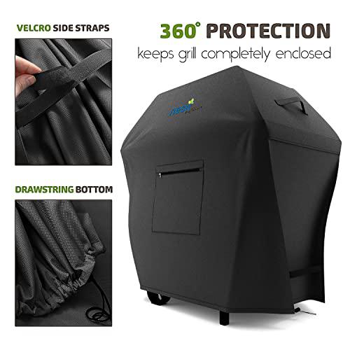 nestl bbq grill cover, heavy duty grill covers - waterproof gas grill covers, durable uv & fade resistant barbecue grill cove