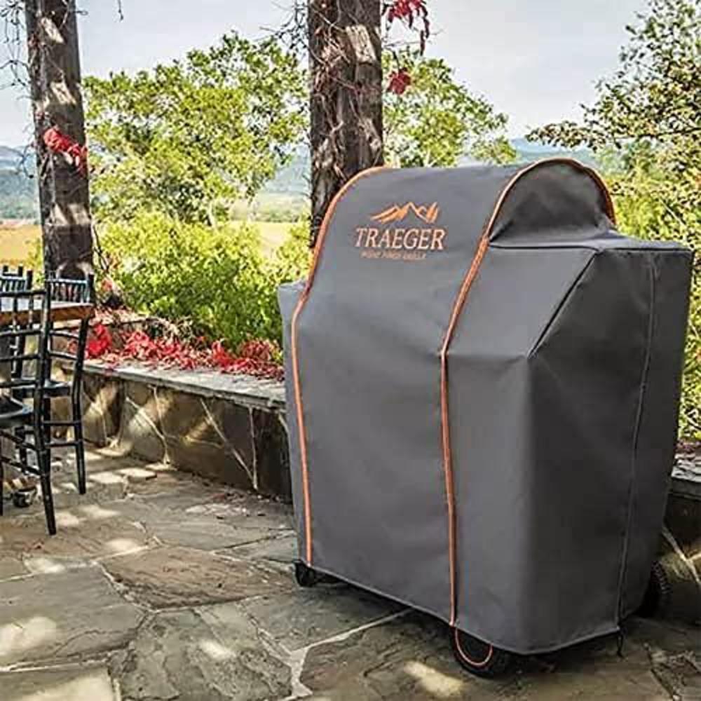 traeger bac359 timberline full-length grill 850 series cover, 30 inches, gray
