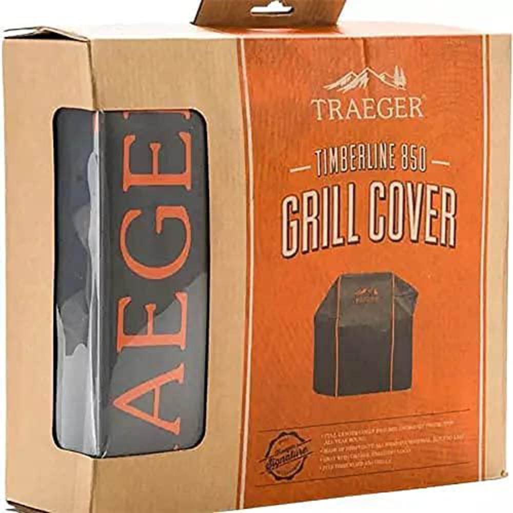 traeger bac359 timberline full-length grill 850 series cover, 30 inches, gray