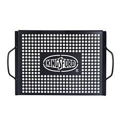 kingsford heavy duty non-stick grill topper | non-stick, rust resistant grill pan with handles | easy to use bbq grill access