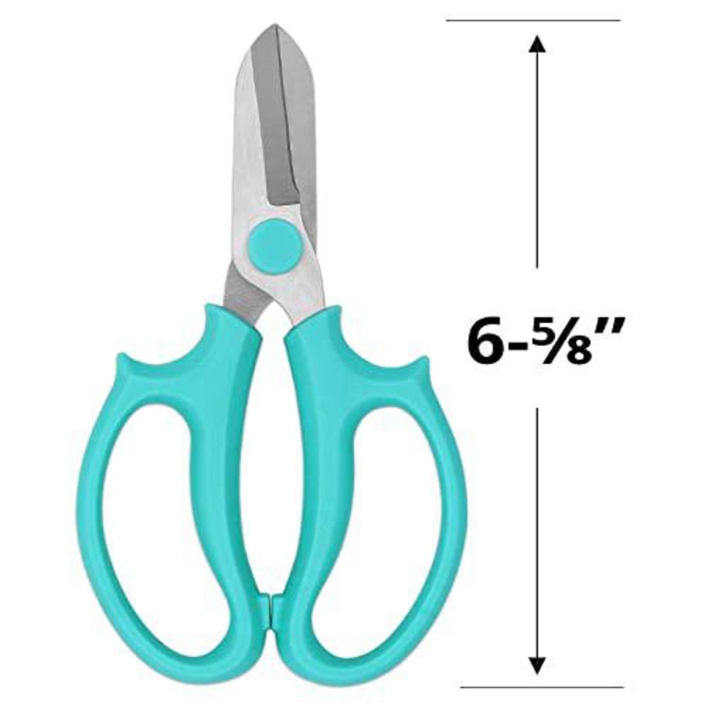 eJoyce 2-pack floral shears, professional flower scissors, garden shears with grip handle, pruning shears, floral scissors for arran