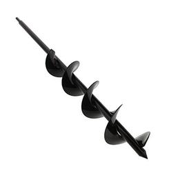 7Penn Garden Plant Flower Bulb Auger 3in x 24in Rapid Planter - Post or Umbrella Hole Digger for 3/8in Hex Drive Drill