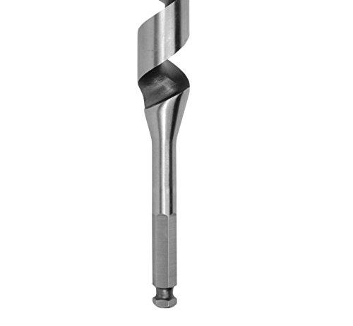 irwin tools 1826638 pole auger drill bit with weldtec, 7/16-inch shank, 15/16-inch by 24-inch, single