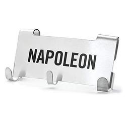 napoleon 55100 tool hook bracket charcoal grill accessory, stainless steel