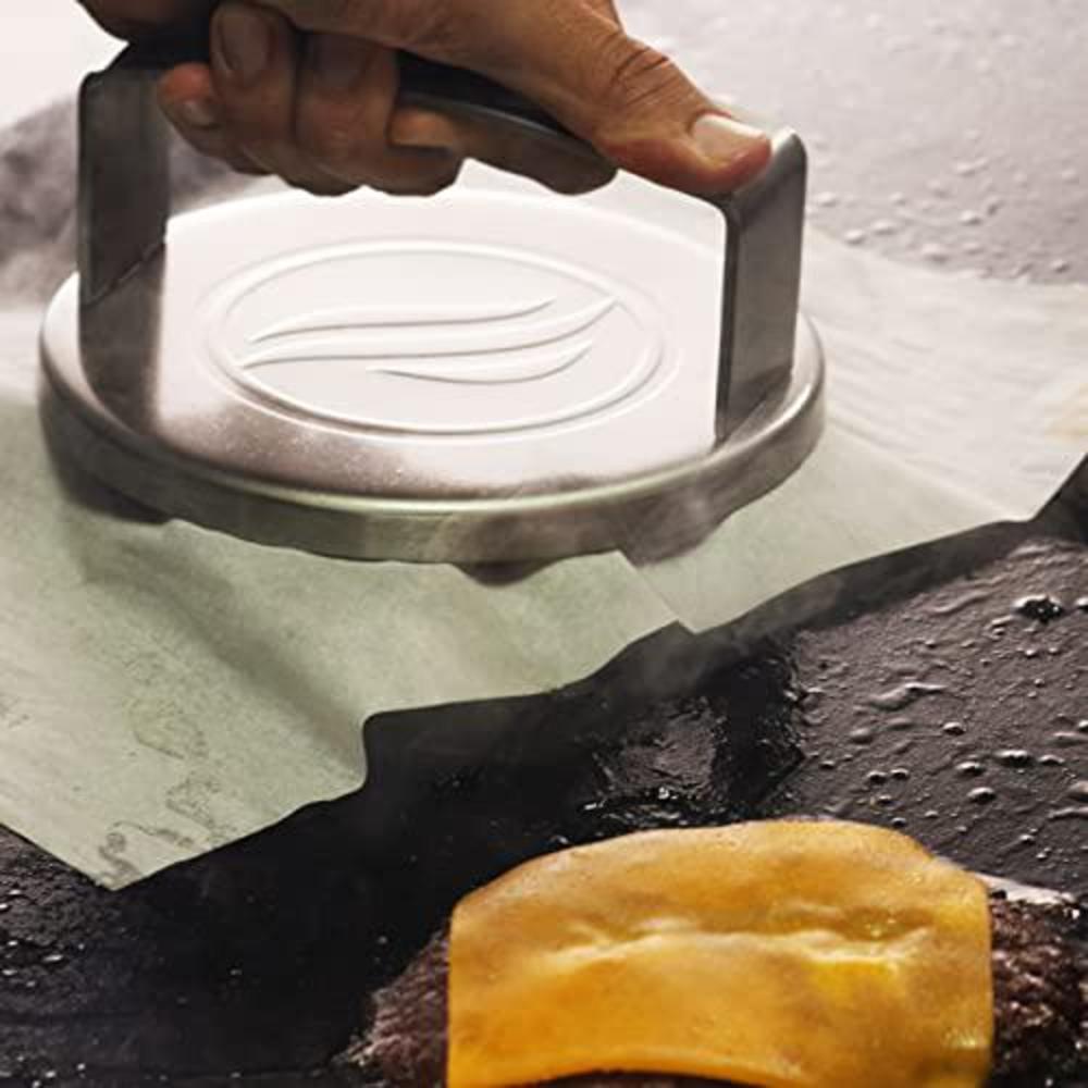 blackstone burger press - hamburger patty maker for stuffed burgers, sliders, 5085, non stick, easy release beef patties mold