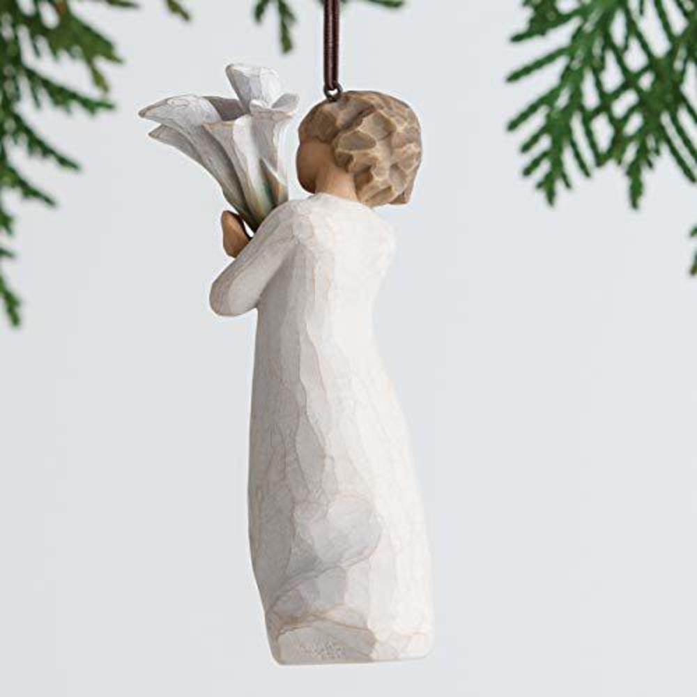 willow tree beautiful wishes ornament, sculpted hand-painted figure