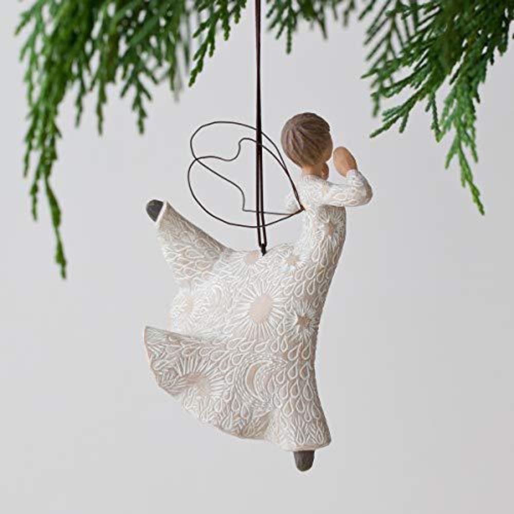 willow tree song of joy ornament, sculpted hand-painted figure