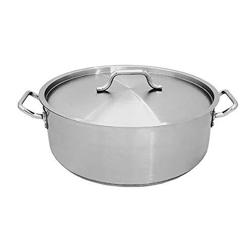 update international 25 qt stainless steel brazier w/cover