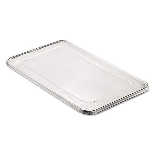 handi-foil , foil steam table pan lid for large catering events, full size, set of 50