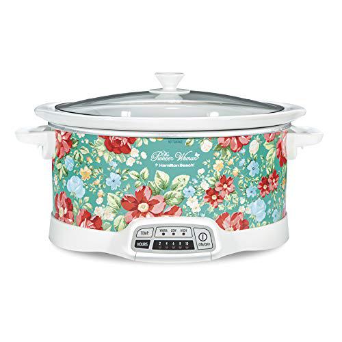 The Pioneer Woman 33479 Programmable Slow Cooker Vintage Floral, 7 Quart