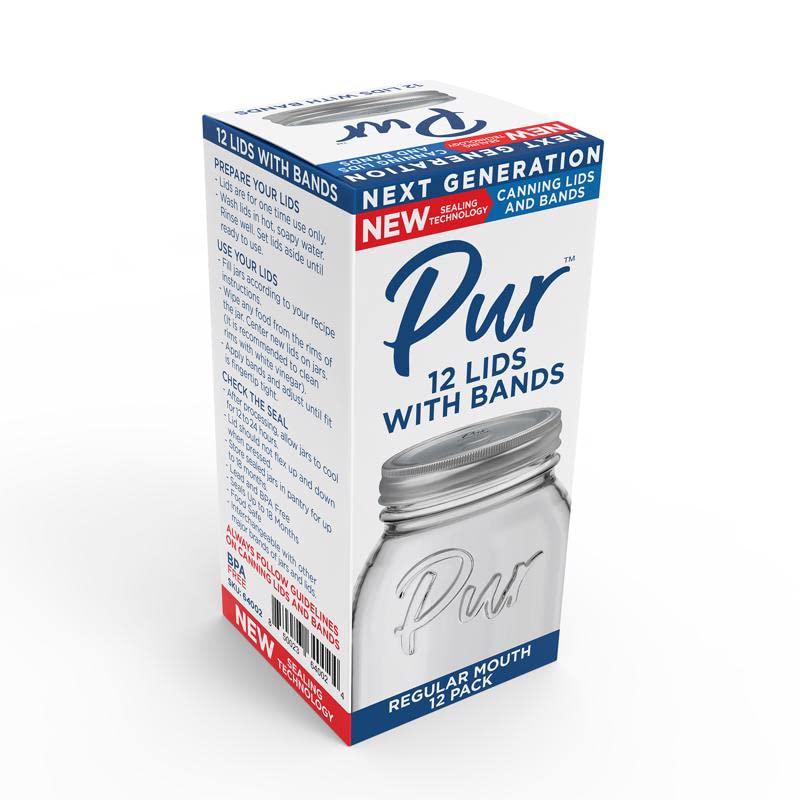 Pur Health Group Llc pur regular mouth canning lids and bands 12 pk - case of: 36;36