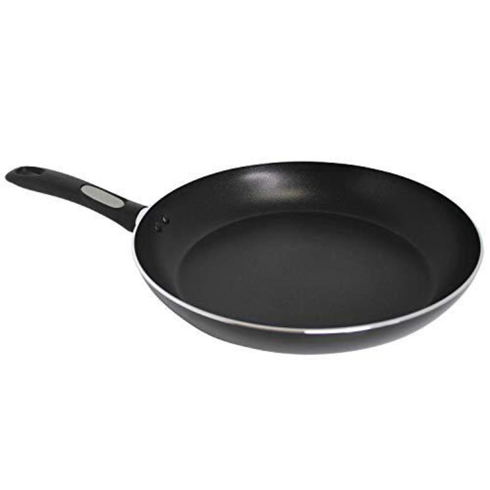 mirro a79705 get a grip aluminum nonstick fry pan cookware, 10-inch, black -