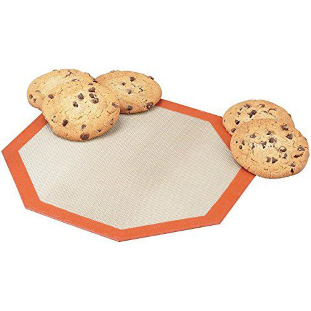 silpat non-stick silicone microwave baking mat, 10.25" diameter octogon