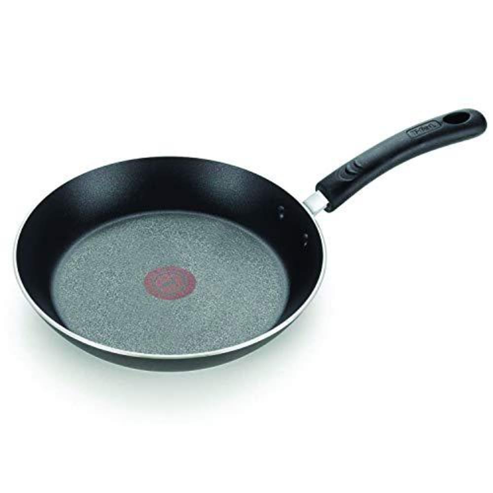 t-fal e93808 professional nonstick fry pan, nonstick cookware, 12.5 inch pan, thermo-spot heat indicator, black