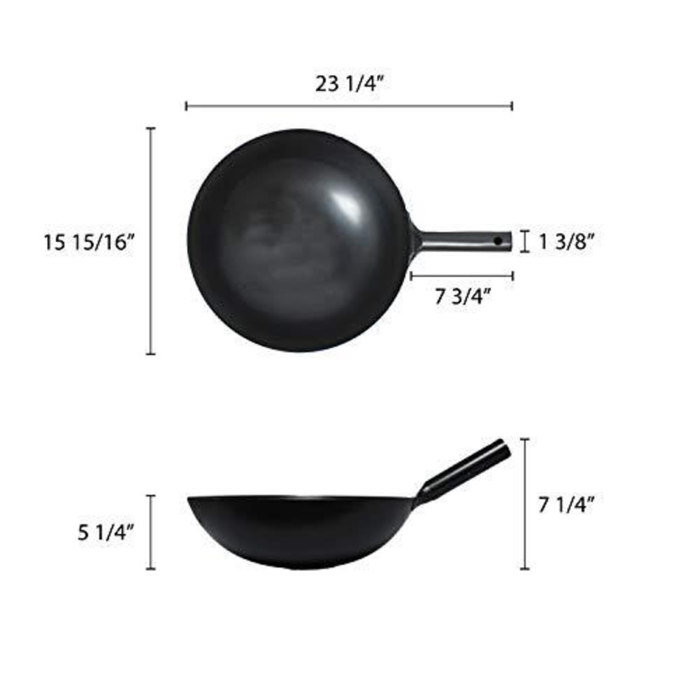 thunder group japanese wok, 16-inch