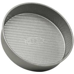 usa pan bakeware round cake pan, 9 inch, nonstick & quick release coating, 9-inch,aluminized steel