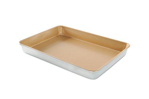 nordic ware naturals aluminum nonstick high-side sheet cake pan